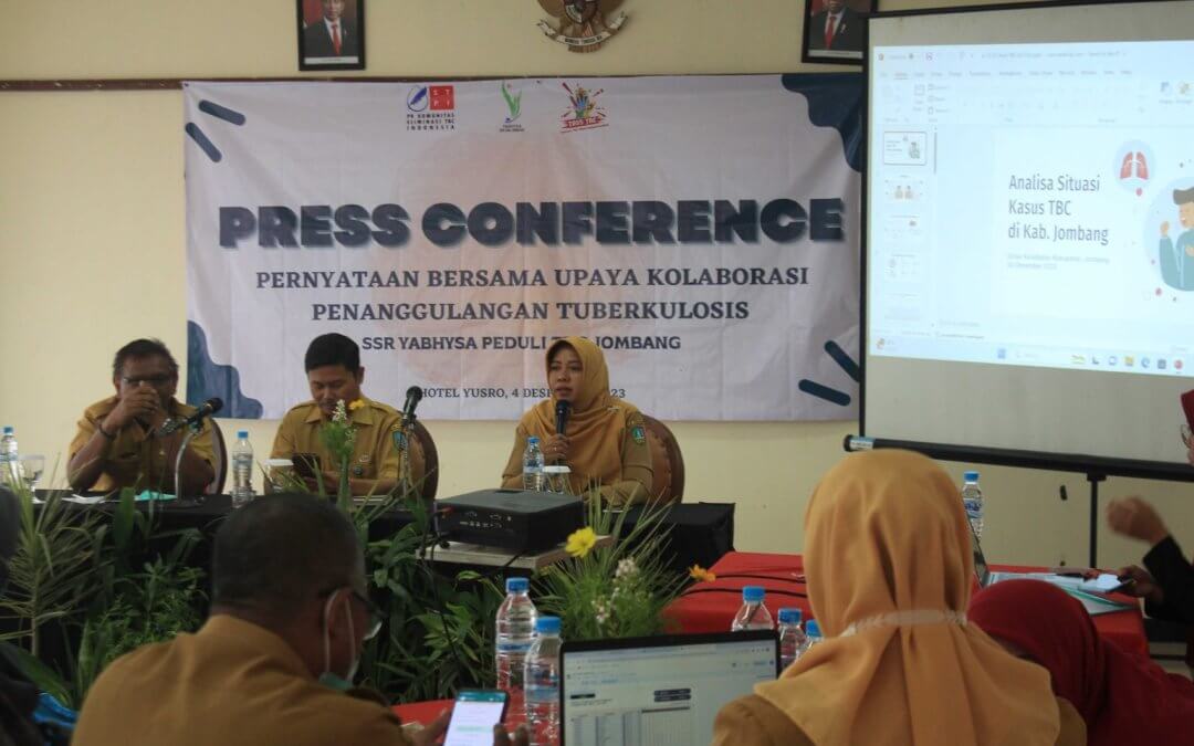 YABHYSA Jombang Bersama Dinas Kesehatan dan DPMD Lakukan Pernyataan Bersama Dalam Penanggulangan TBC